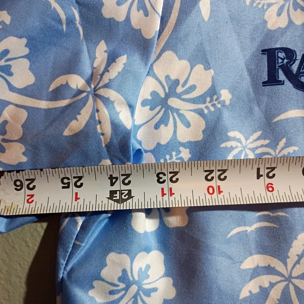 Tampa Bay Devil Rays Hawaiian MLB Baseball Button-down Mens XL #Summer Baseball